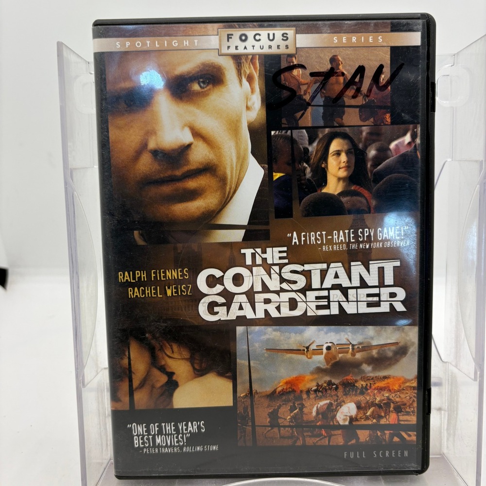 The Constant Gardener DVD Full Screen Ralph Fiennes Rachel Weisz Focus Features